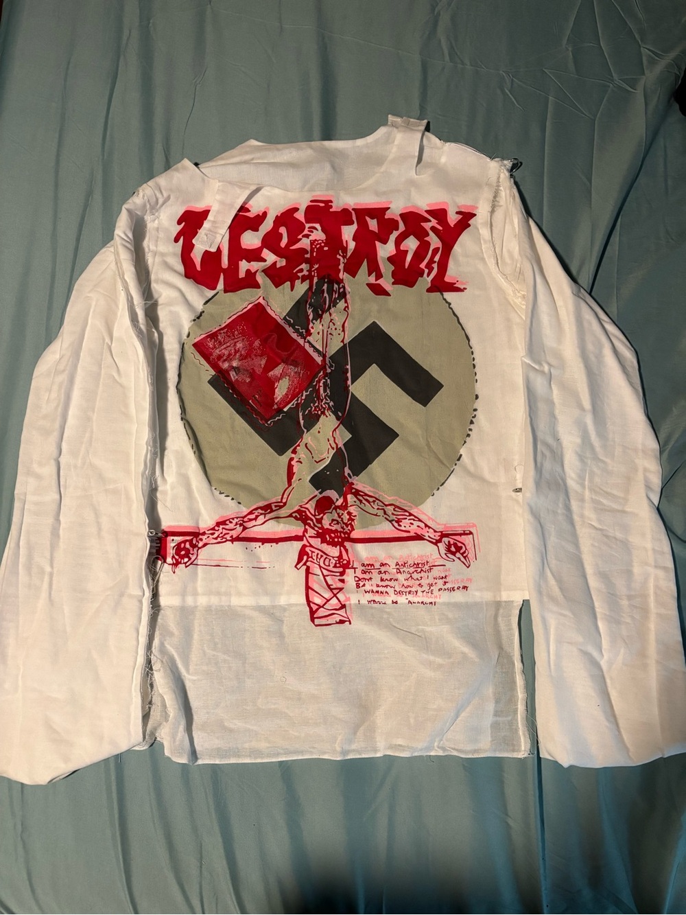Upside Down Jesus Vivviene Westwood Playboi Carti Album Shirt